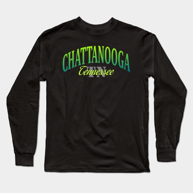 City Pride: Chattanooga, Tennessee Long Sleeve T-Shirt by Naves